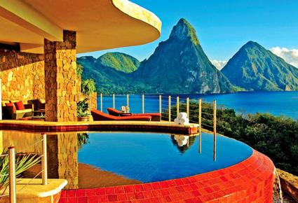 Jade Mountain في الكاريبي: منتجع معزول عن العالم والخيار الأفضل للعشّاق